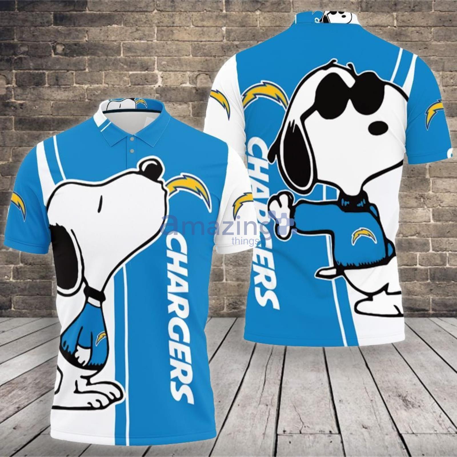 Los Angeles Rams Snoopy Lover Printed Polo Shirts - Peto Rugs