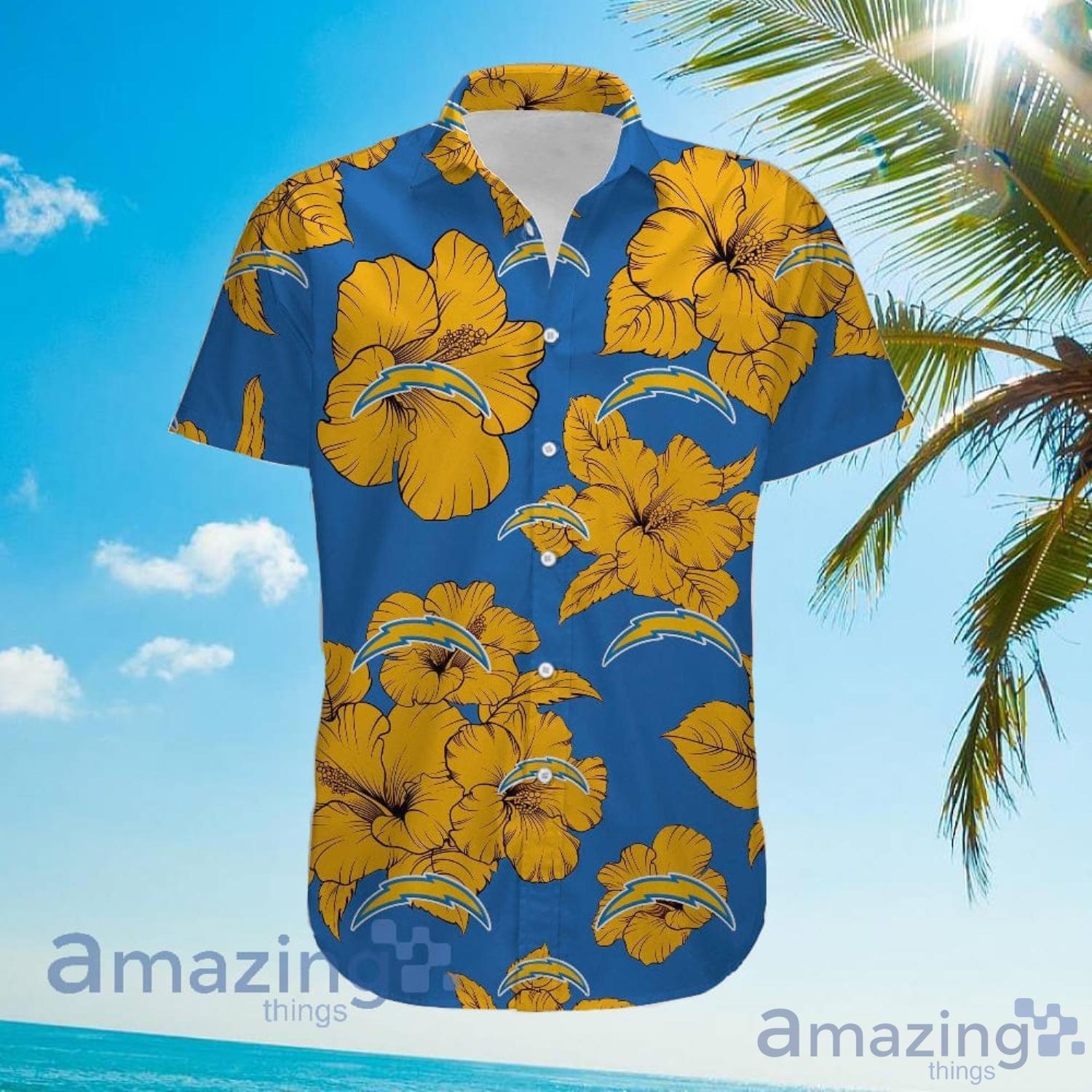 Los Angeles Chargers NFL Hawaiian Shirt Short Sleeve Big Logo