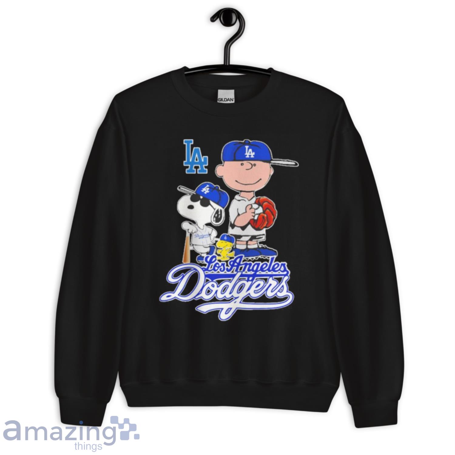Los Angeles Dodgers Charlie Brown image Los Angeles Dodgers Charlie Brown - Unisex Crewneck Sweatshirt