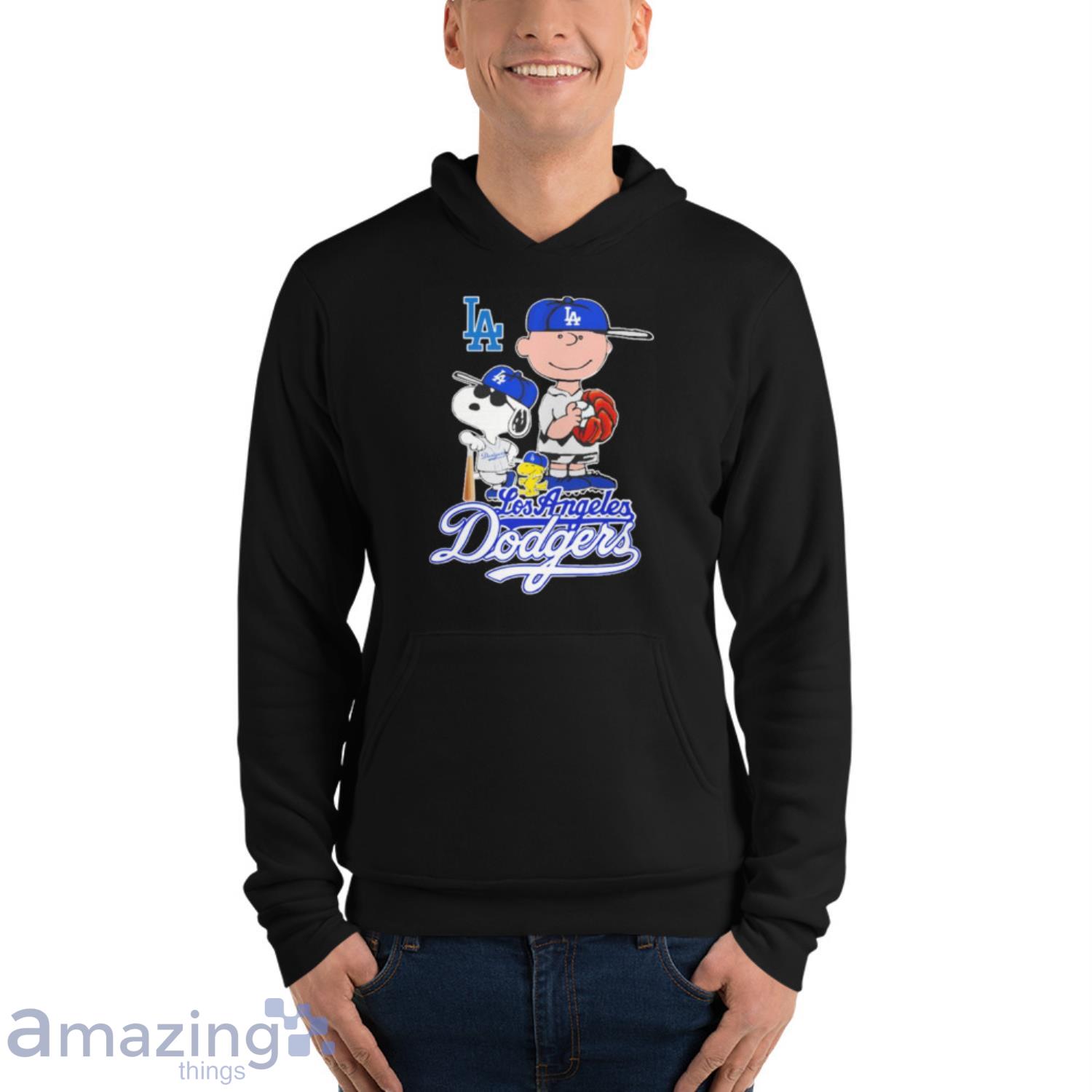 Los Angeles Dodgers Charlie Brown image Los Angeles Dodgers Charlie Brown - Unisex Fleece Pullover Hoodie