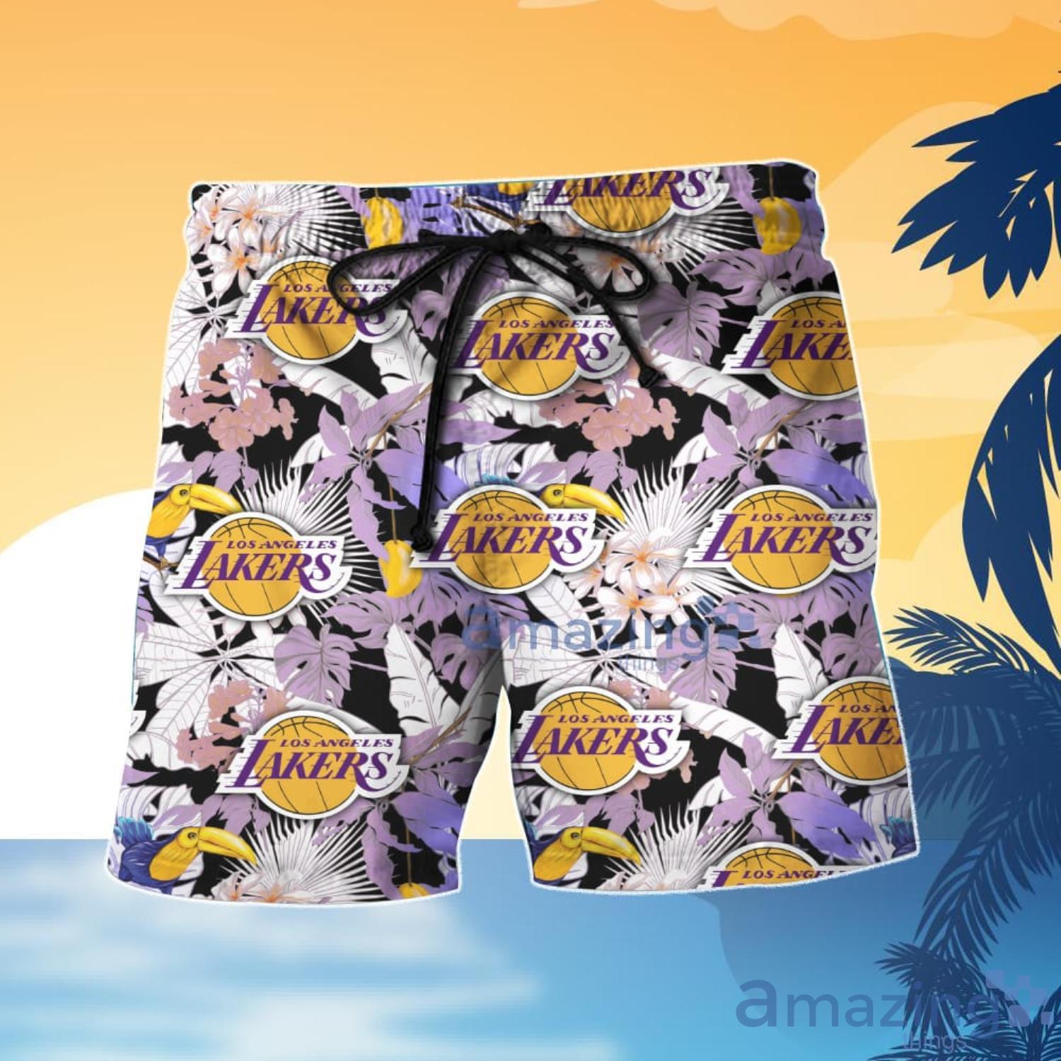 2023 Lakers Purple NBA Shorts