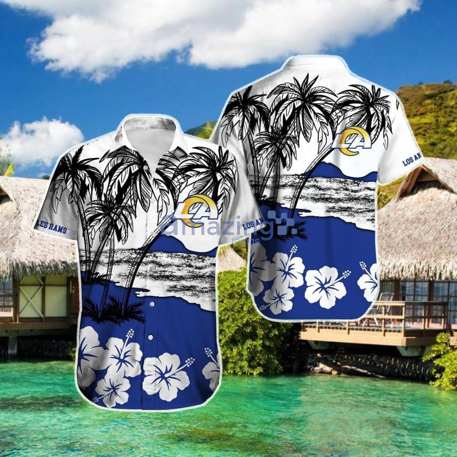 Los Angeles Rams Vintage Hawaiian Shirt For Sport Fans