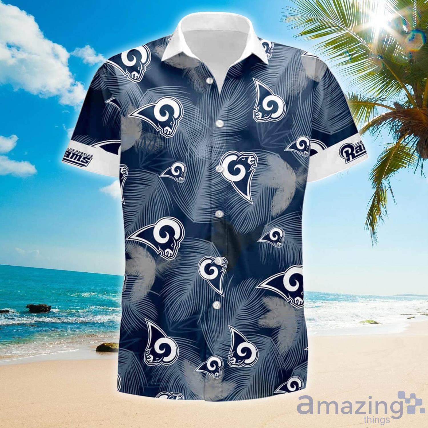 Los Angeles Rams Logo 22 Hawaiian Shirt And Shorts Best Gift For Summer  Vacation - Banantees