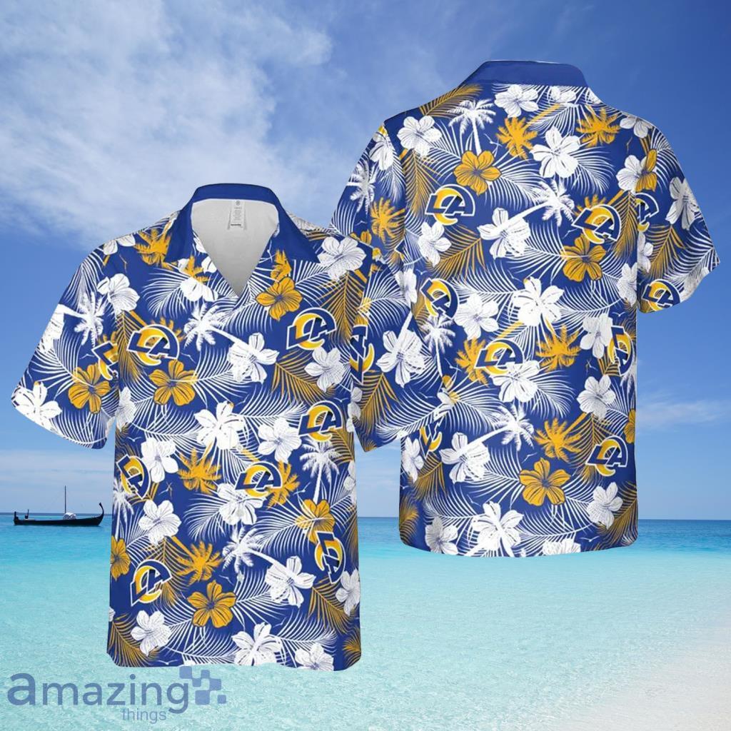 Los Angeles Rams NFL Aloha Tropical Hawaiian Shirt - Los Angeles Rams NFL Aloha Tropical Hawaiian Shirt