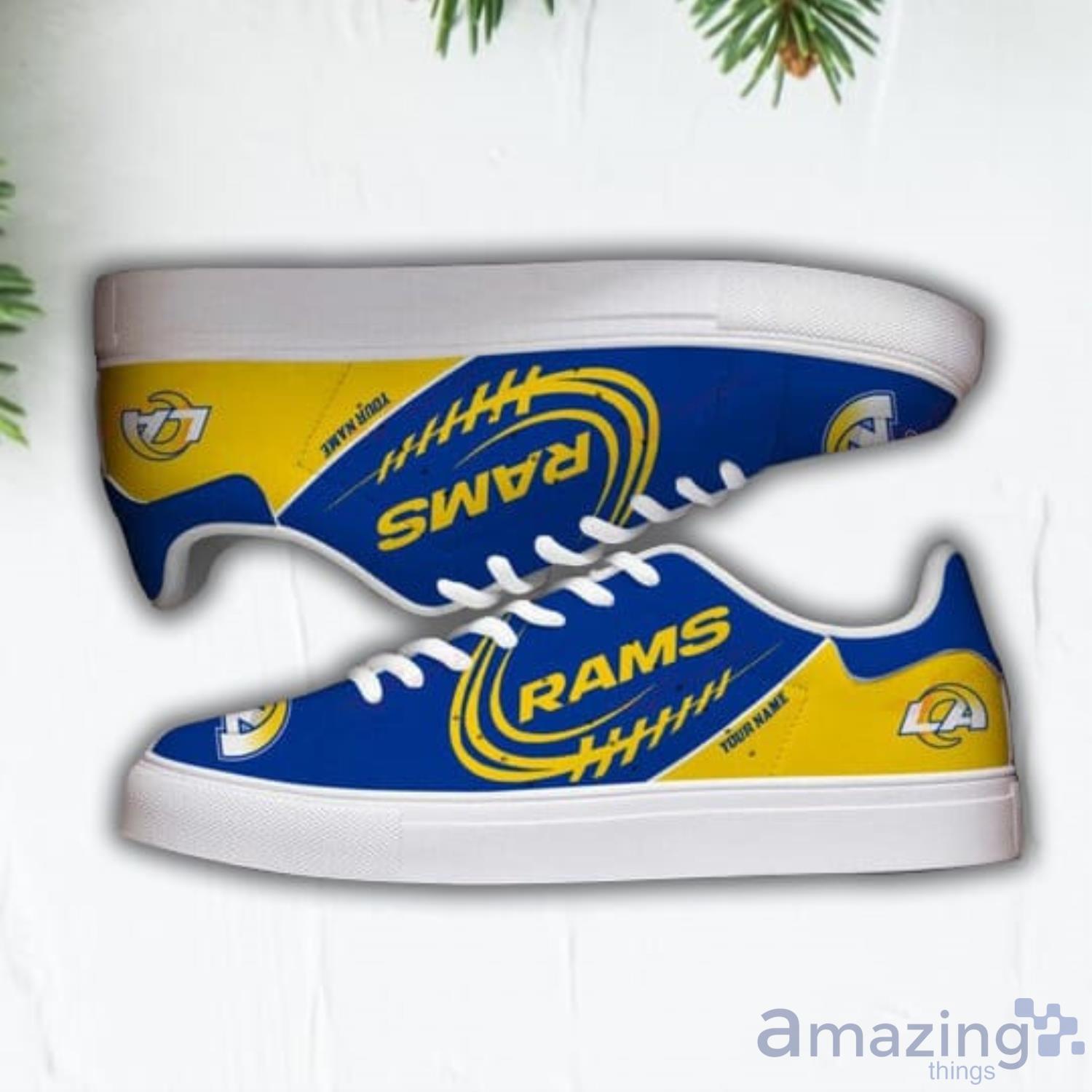 Los Angeles Rams Nfl Skate Shoes Custom Name For Men And Women Product Photo 1