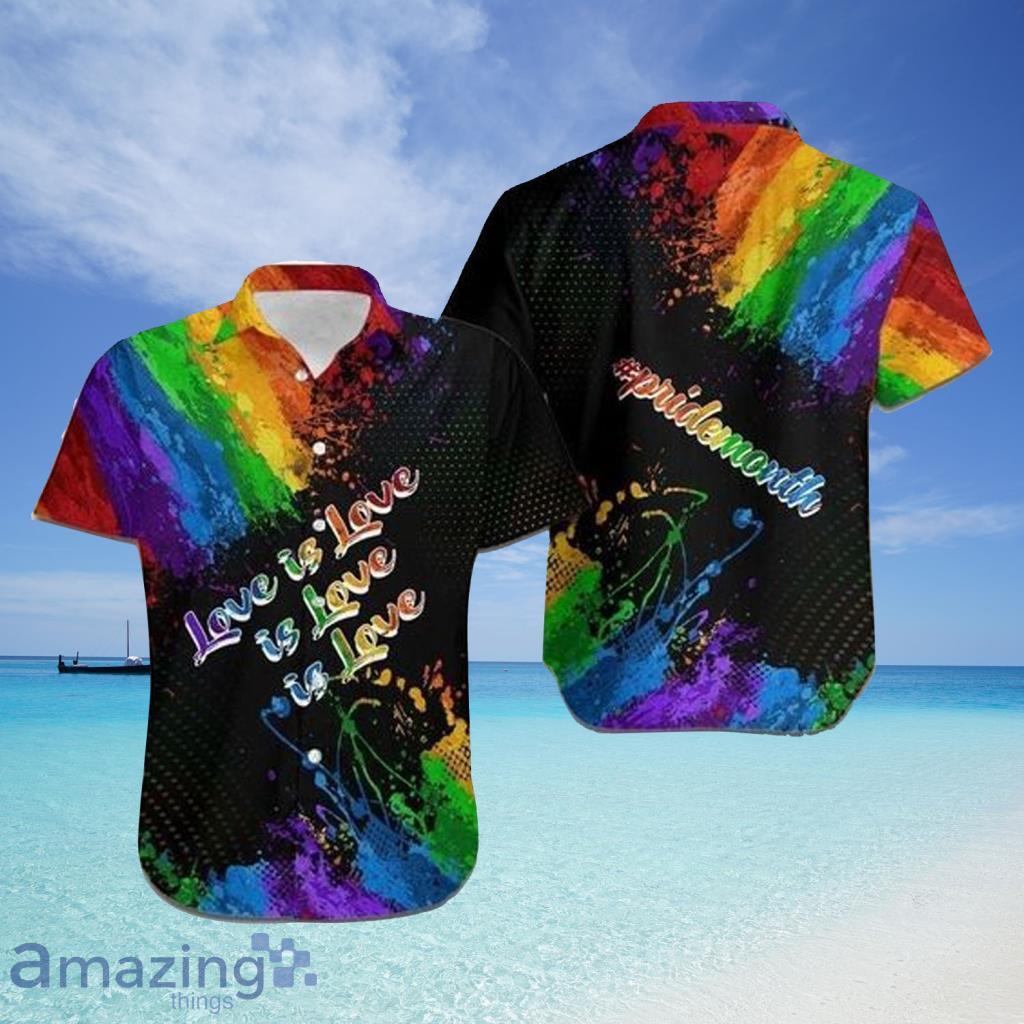 Love Is Love Lgbt Aloha Hawaiian Shirt For Men And Women - Love Is Love Lgbt Aloha Hawaiian Shirt For Men And Women