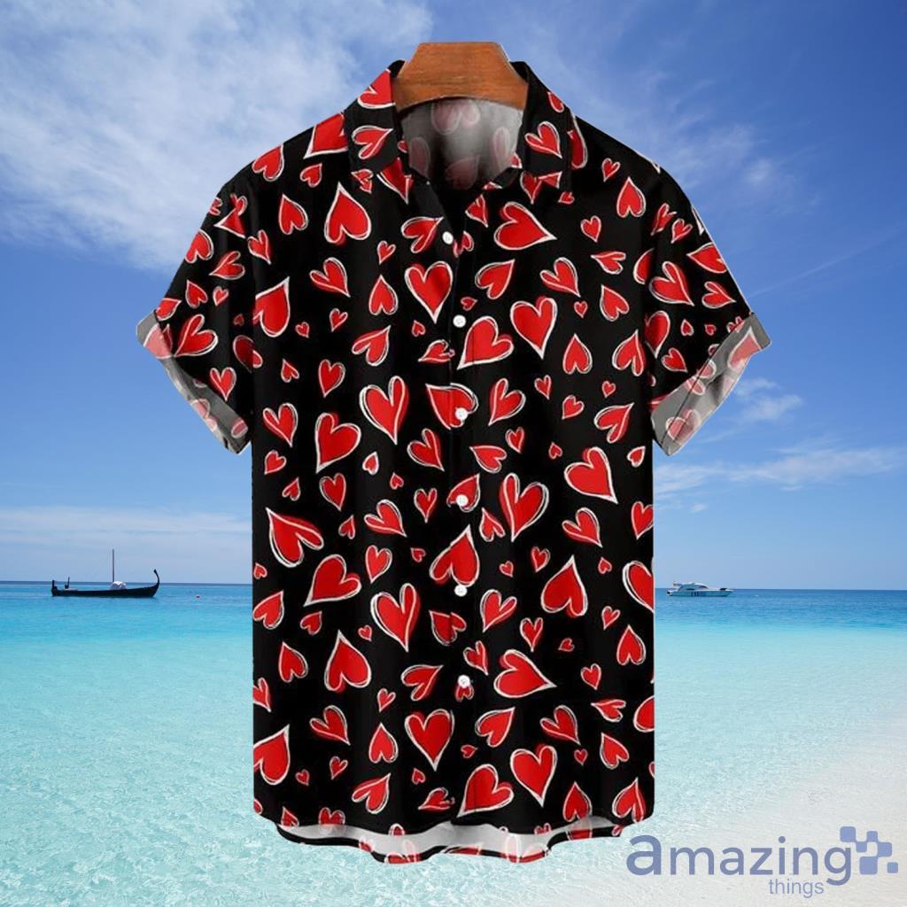 Love Printed Hawaiian Shirts Cotton Blend Valentine's Hawaiian Shirt For Men And Women image Love Printed Hawaiian Shirts Cotton-Blend Valentine's Hawaiian Shirt For Men And Women - Love Printed Hawaiian Shirts Cotton-Blend Valentine's Hawaiian Shirt For Men And Women