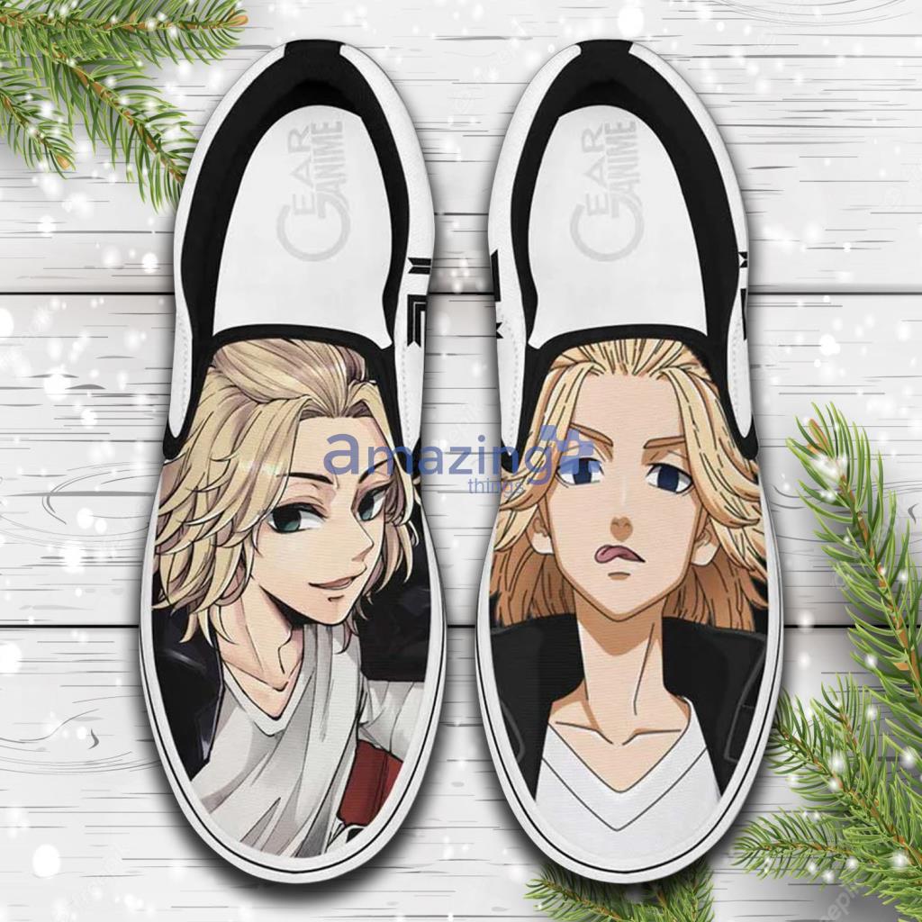 Manjiro Sano Custom Anime Tokyo Revengers Slip On Sneakers Shoes - Manjiro Sano Custom Anime Tokyo Revengers Slip On Sneakers Shoes