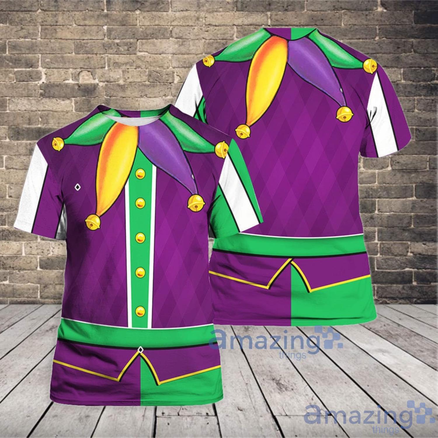 Mardi Gras Costume Cute Gift 3D T-Shirt Product Photo 1