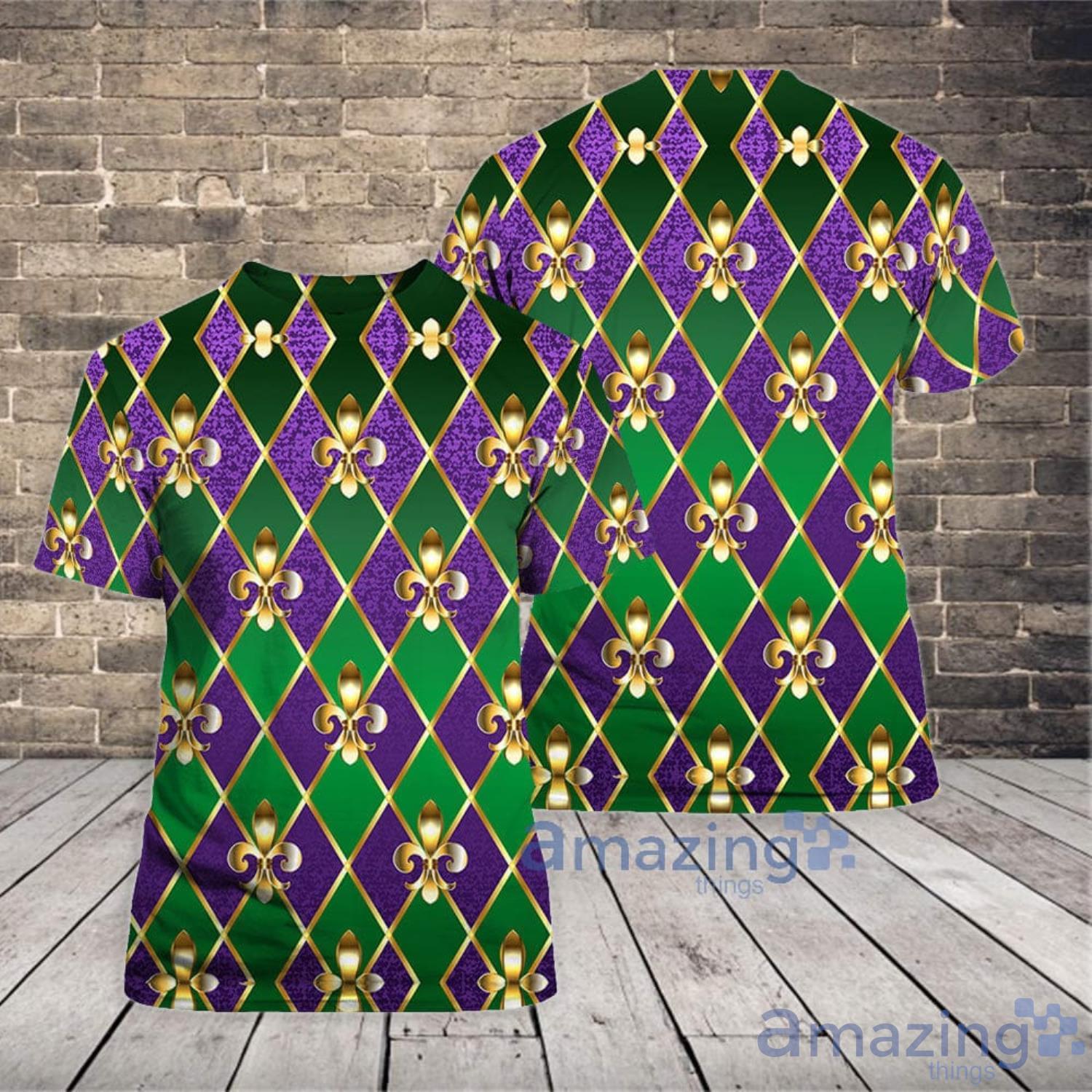 Mardi Gras Let The Shenanigans Begin 3D T-Shirt Product Photo 1