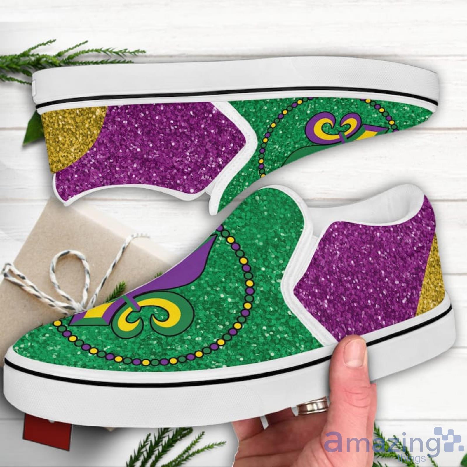 Mardi Gras Slip On Shoes Mardi Gras Day Parade Slip On Shoes Product Photo 1