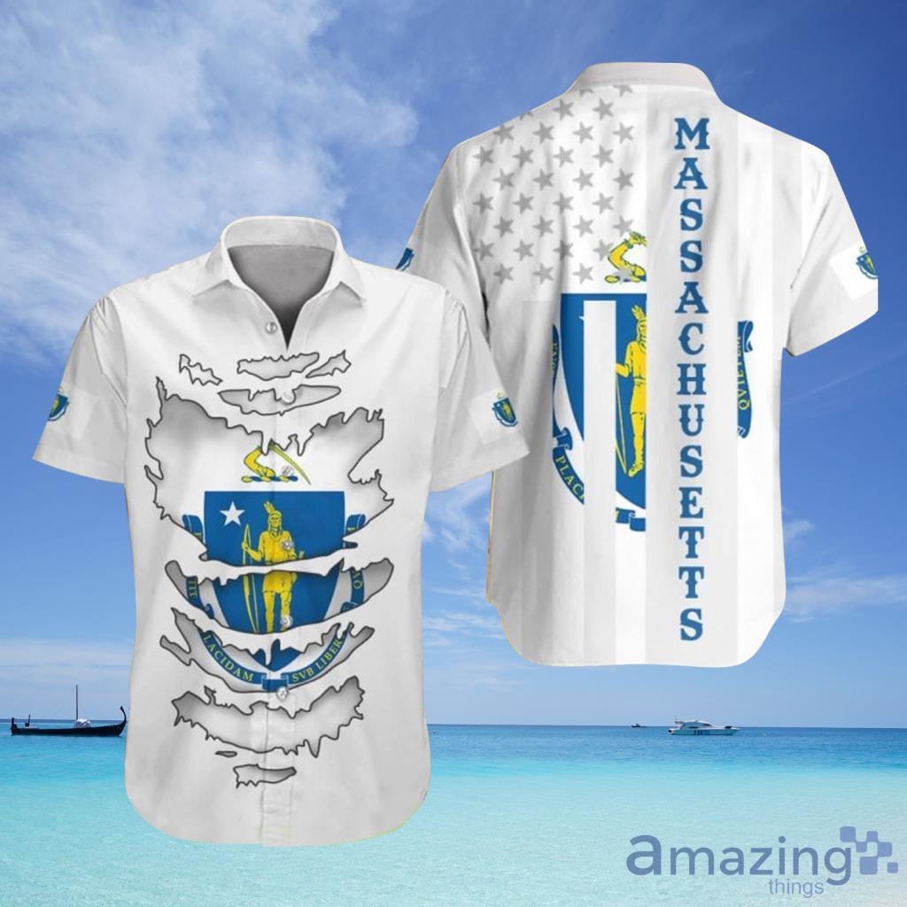Massachusetts Casual Hawaiian Shirt For Men And Women - Massachusetts Casual Hawaiian Shirt For Men And Women