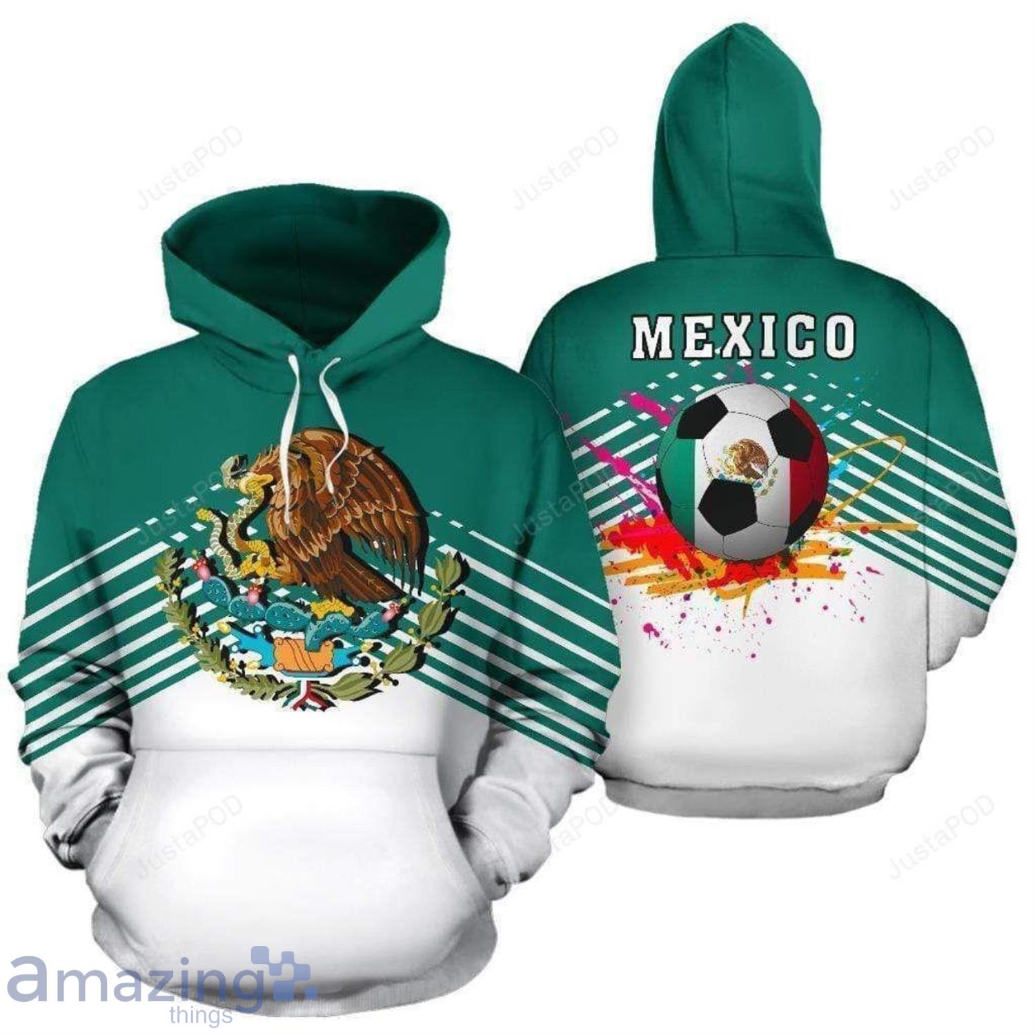 Mexican Soccer Flag 3D Hoodie For Men And Women Product Photo 1 Mexican Soccer Flag 3D Hoodie For Men And Women Product Photo 1