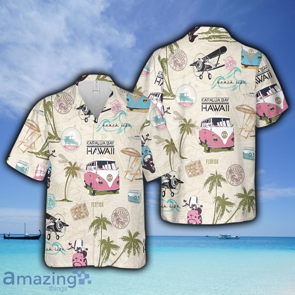 Miami Beach Multicoloured Hawaiian Shirt For Men And Women - Miami Beach Multicoloured Hawaiian Shirt For Men And Women