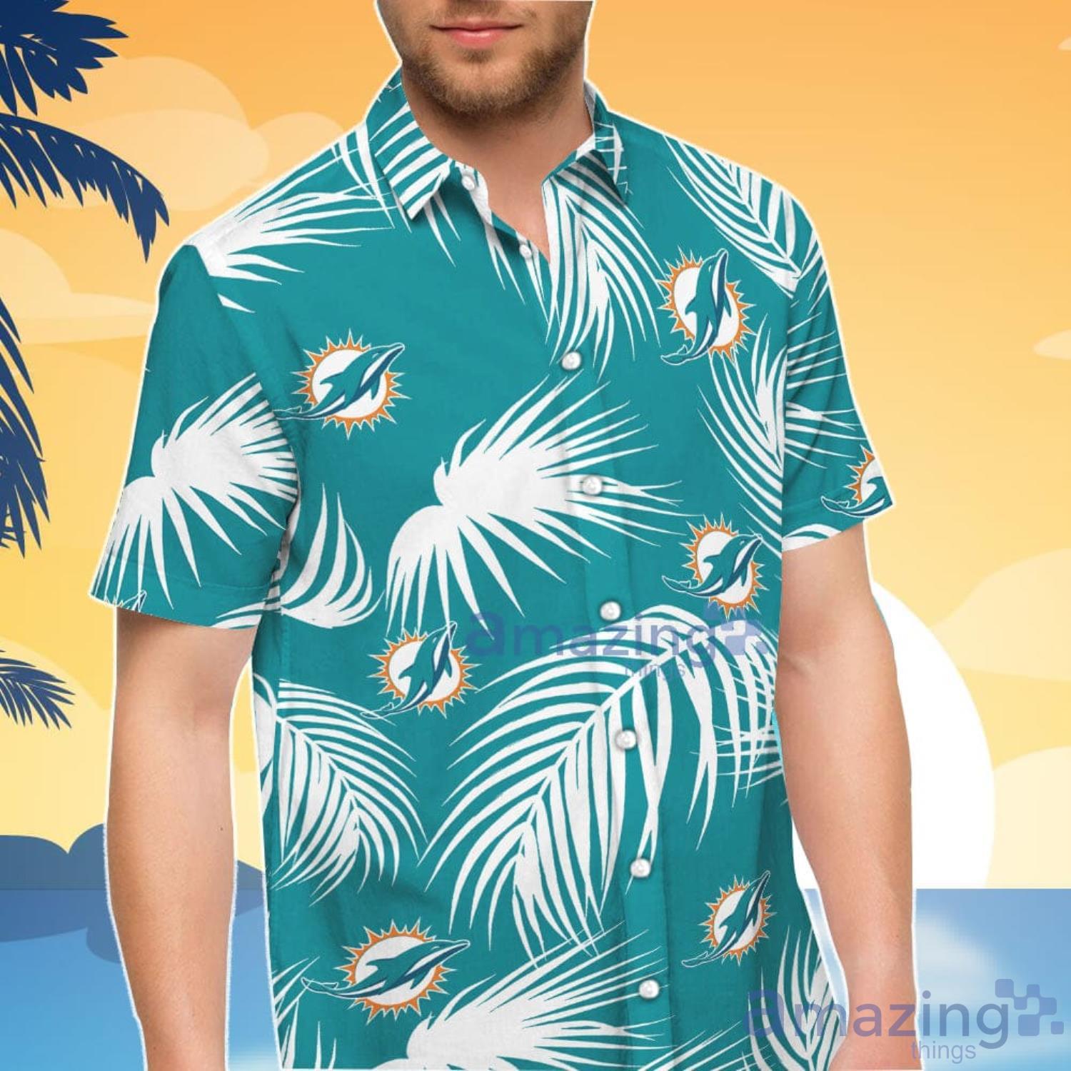 Miami Dolphins Flower Summer Summer Hawaiian Shirt And Short