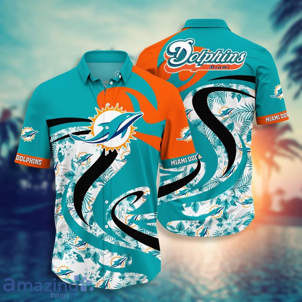 Miami Dolphins NFL Tropical Hawaiian Shirt For Fans - Miami Dolphins NFL Tropical Hawaiian Shirt For Fans