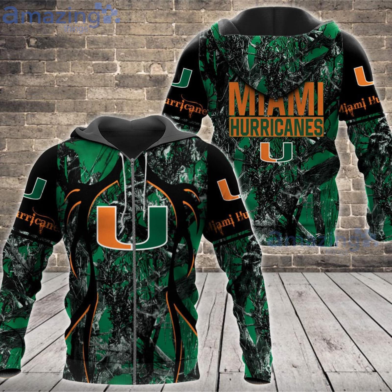 NFL Miami Dolphins Fans Camo Hunting Pattern All Over Printed 3D Shirt