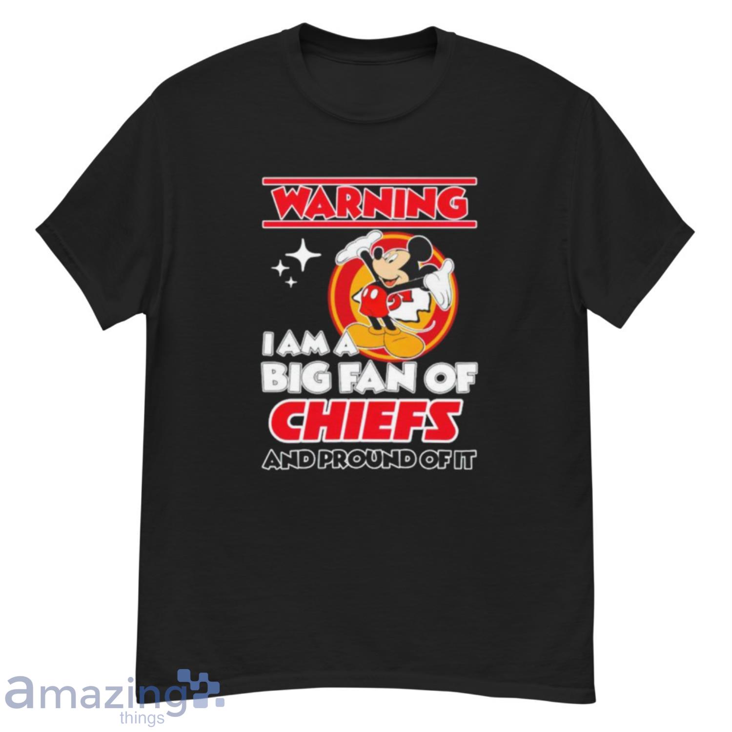 Mickey warning I am a big fan of Chiefs and proud of it shirt - G500 Men’s Classic T-Shirt