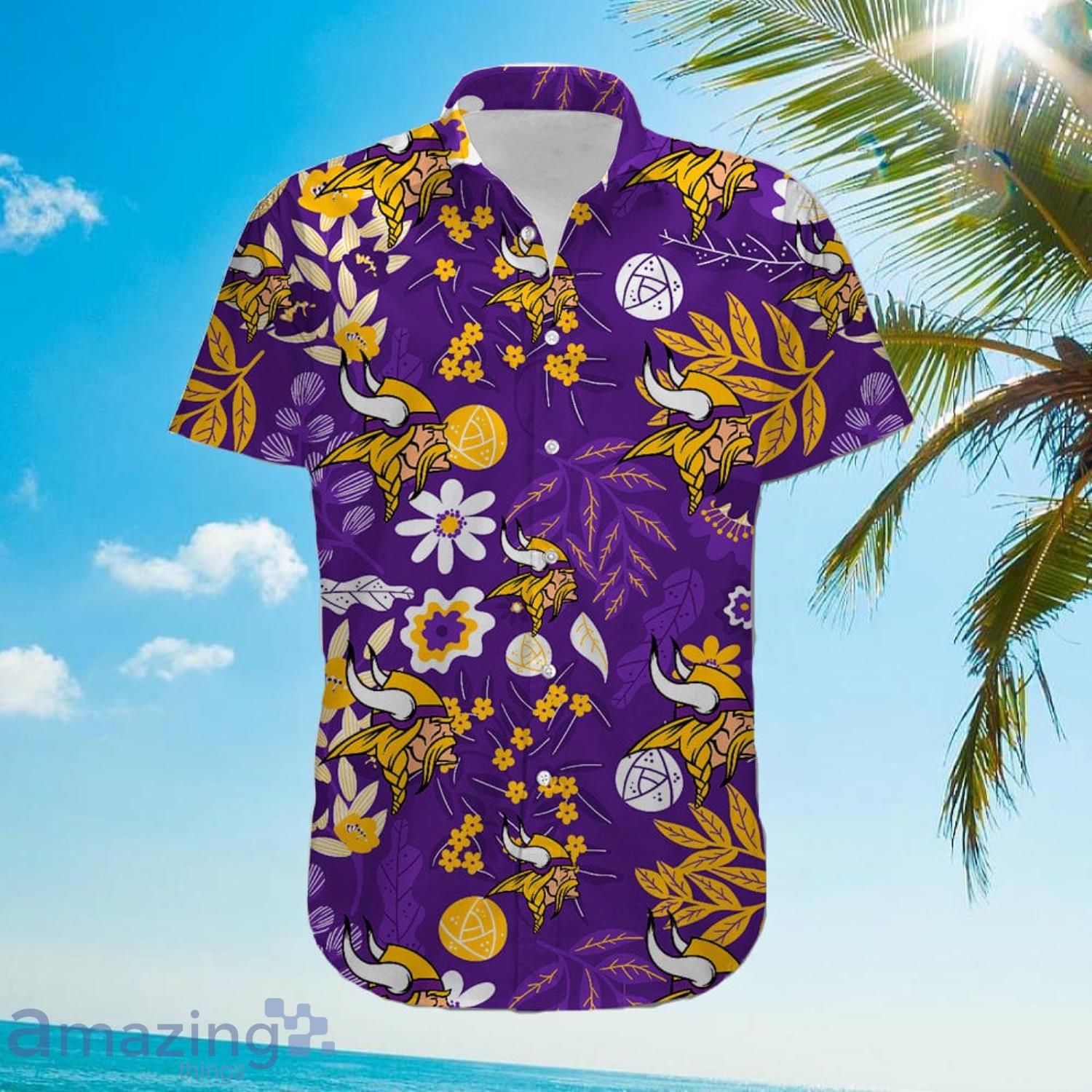 Minnesota Vikings Hawaiian Shirt, Hawaiian Shirts For Men,Aloha Shirt -  Muranotex Store