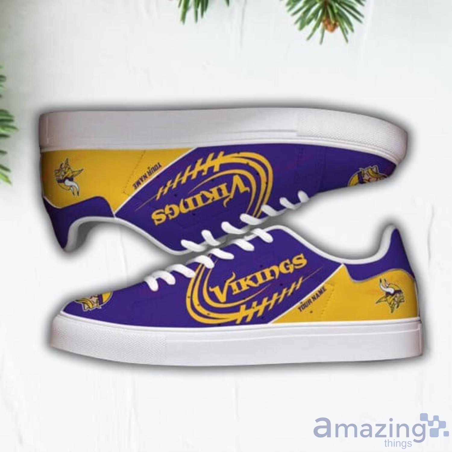 Minnesota Vikings Nfl Skate Shoes Custom Name For Men And Women Product Photo 1 Minnesota Vikings Nfl Skate Shoes Custom Name For Men And Women Product Photo 1
