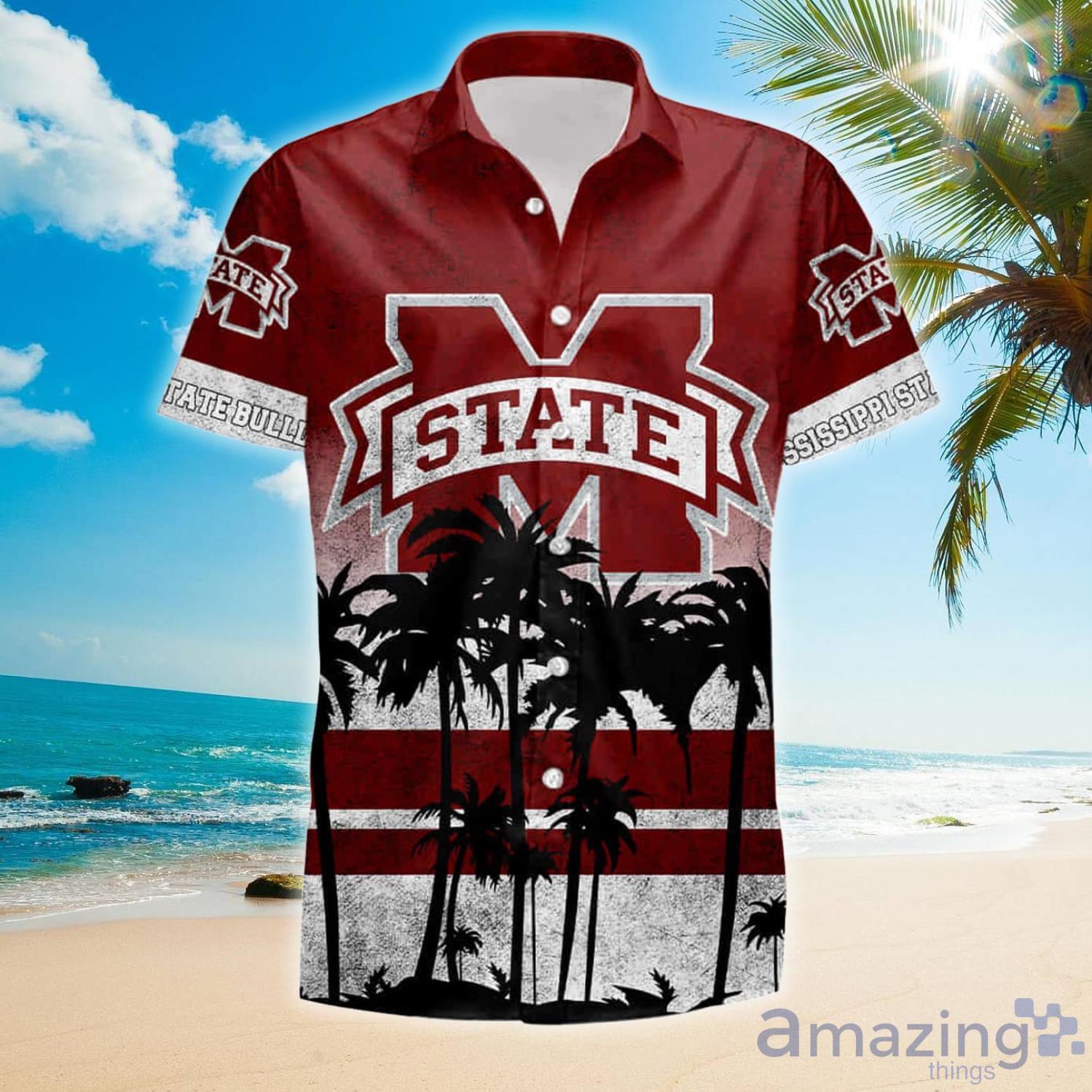 Mississippi State Bulldogs Hawai Summer Gift Hawaiian Shirt And Shorts Product Photo 1