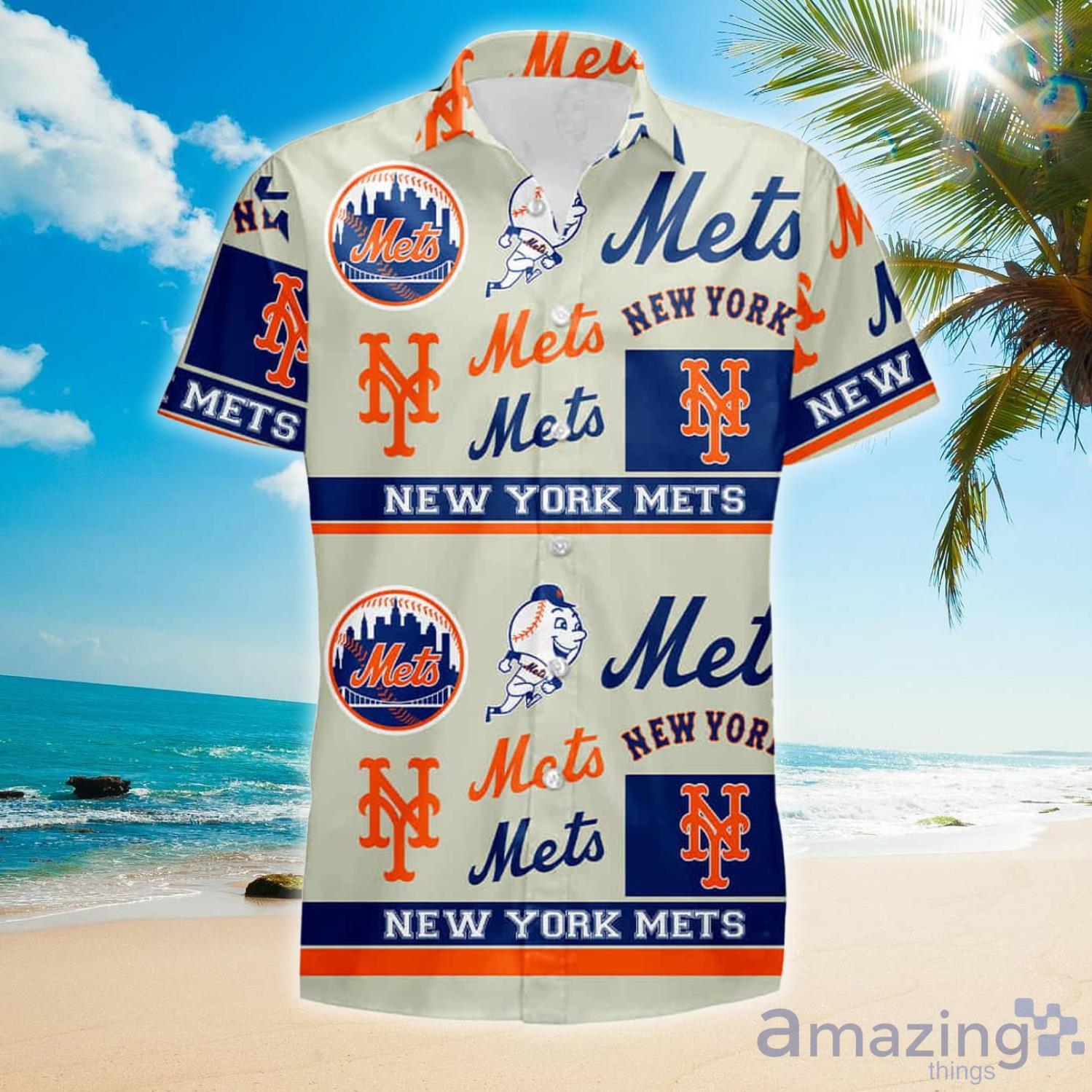 Mlb New York Mets 9 Summer Gift Hawaiian Shirt And Shorts For Fans Product Photo 1