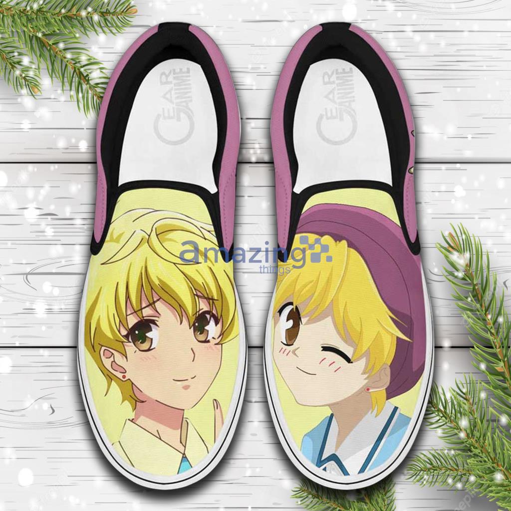 Momiji Souma Custom Anime Fruit Basket Slip On Sneakers Shoes - Momiji Souma Custom Anime Fruit Basket Slip On Sneakers Shoes
