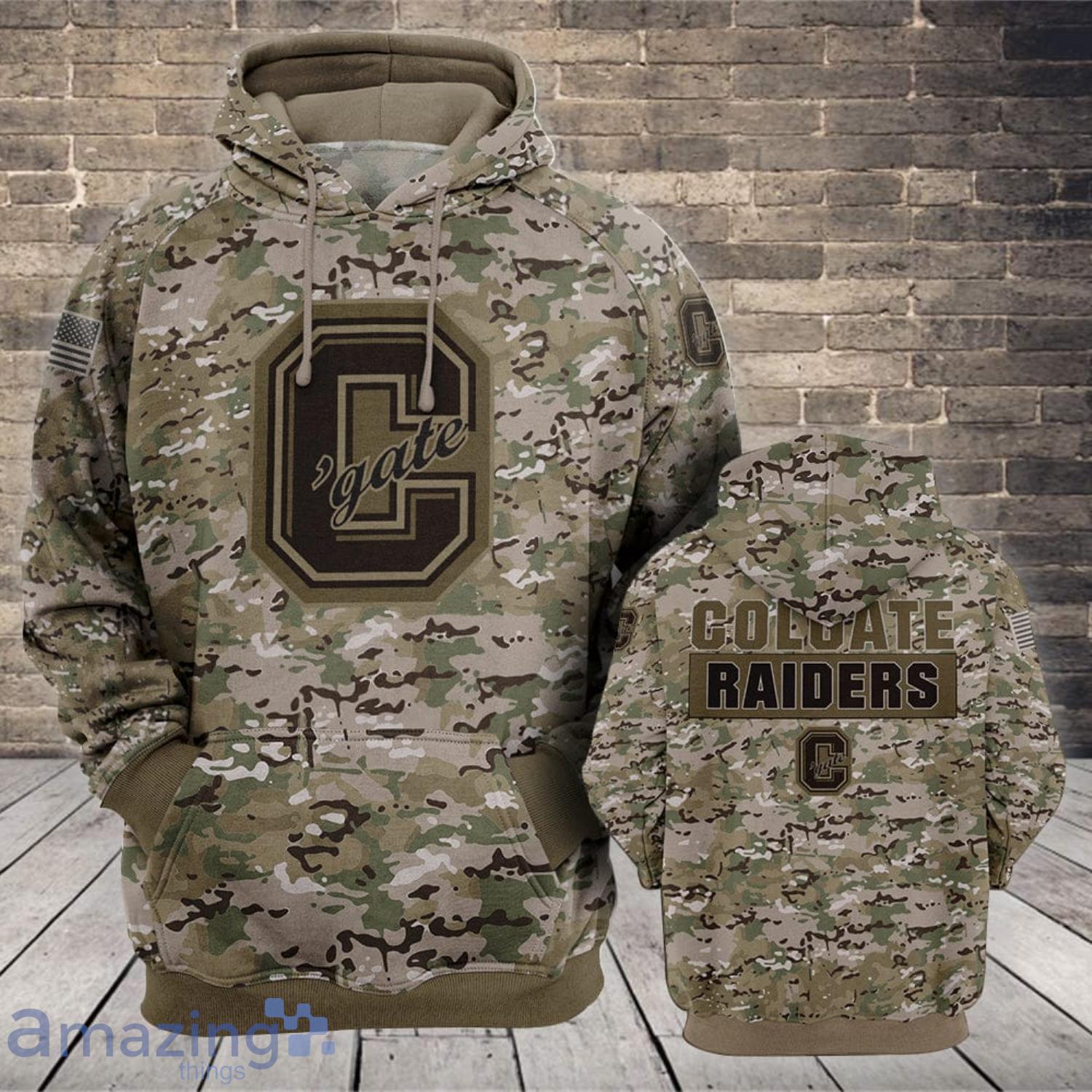 Colgate Raiders Hawaiian Shirt Camouflage NCAA Summer Custom Number And  Name For Fans Gift - Freedomdesign