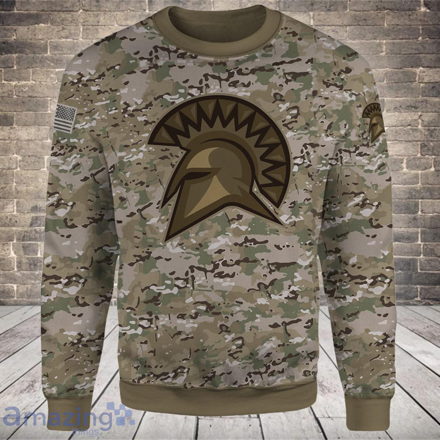 NCA San Jose State Spartans Camo Style Gifts for Veterans Day All Over Printed 3D Shirt image NCA San Jose State Spartans Camo Style Gifts for Veterans Day All Over Printed 3D Shirt Product Photo 5