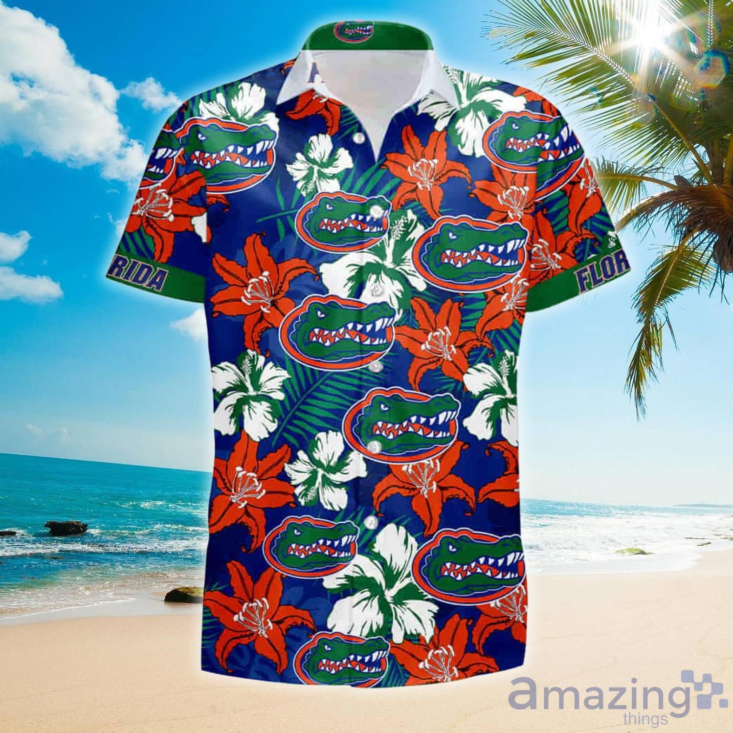 Ncaa Florida Gators Summer Gift Hawaiian Shirt And Shorts Product Photo 1