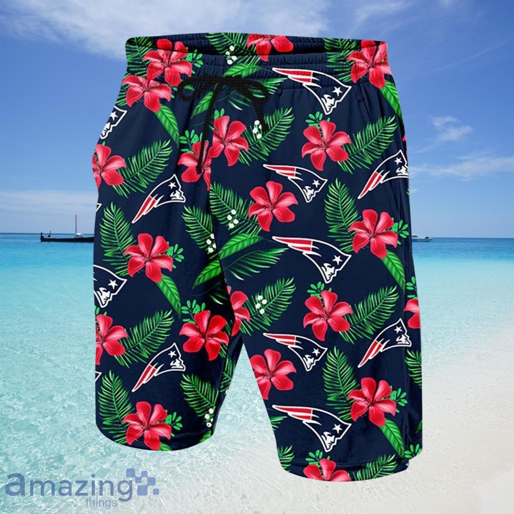New England Patriots NFL Hawaiian Shorts - New England Patriots NFL Hawaiian Shorts