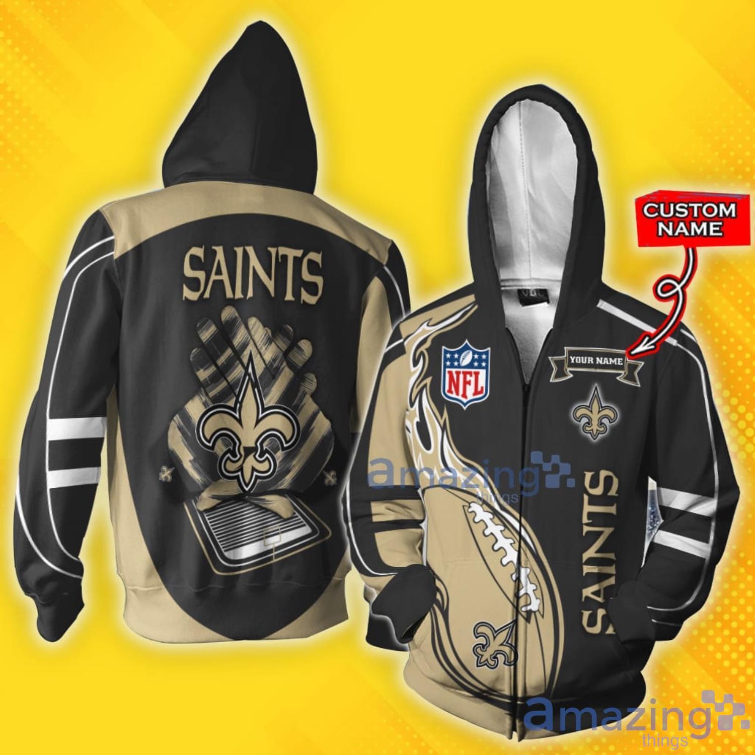 New Orleans Saints CUSTOM Embroidered Shirt 