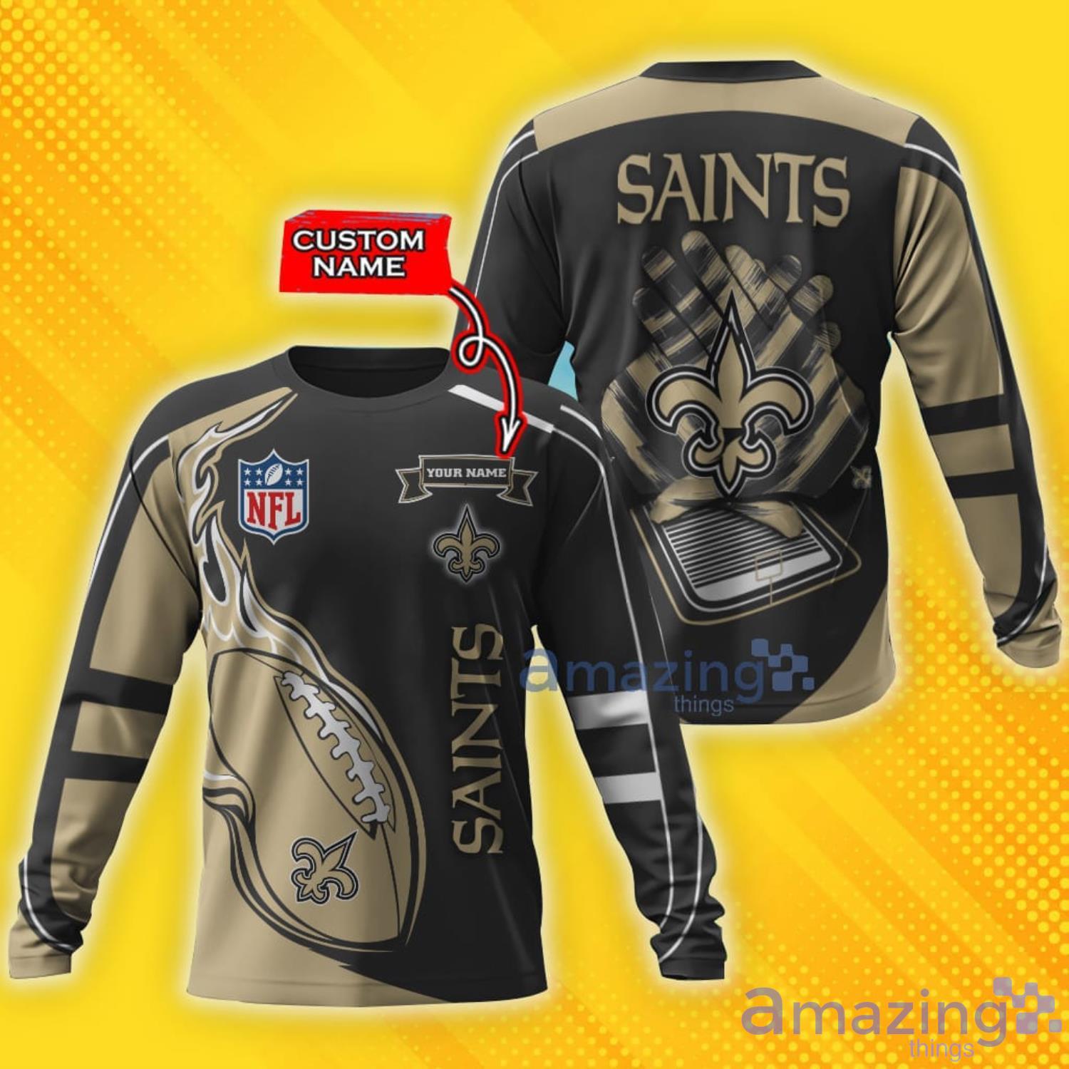 New Orleans Saints CUSTOM Embroidered Shirt 