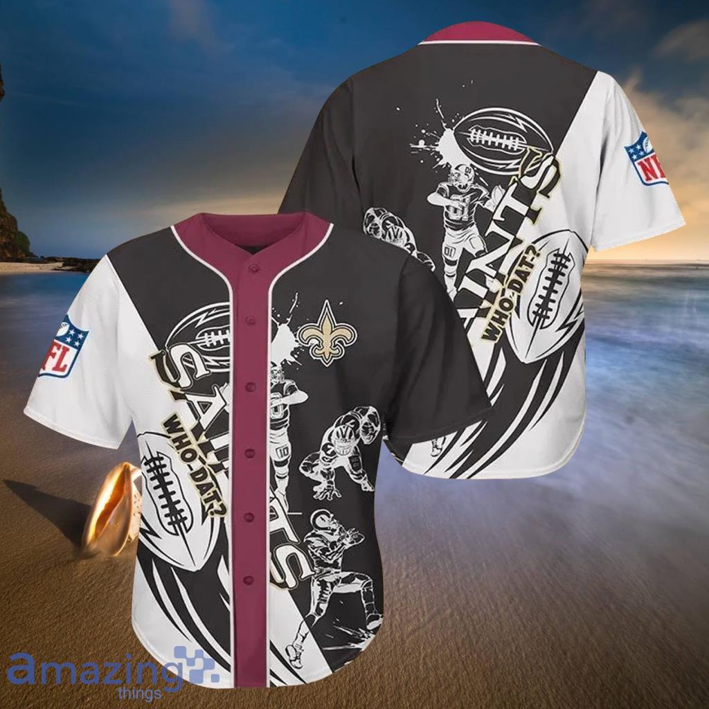 New Orleans Saints NFL Baseball Jerseys For Men And Women