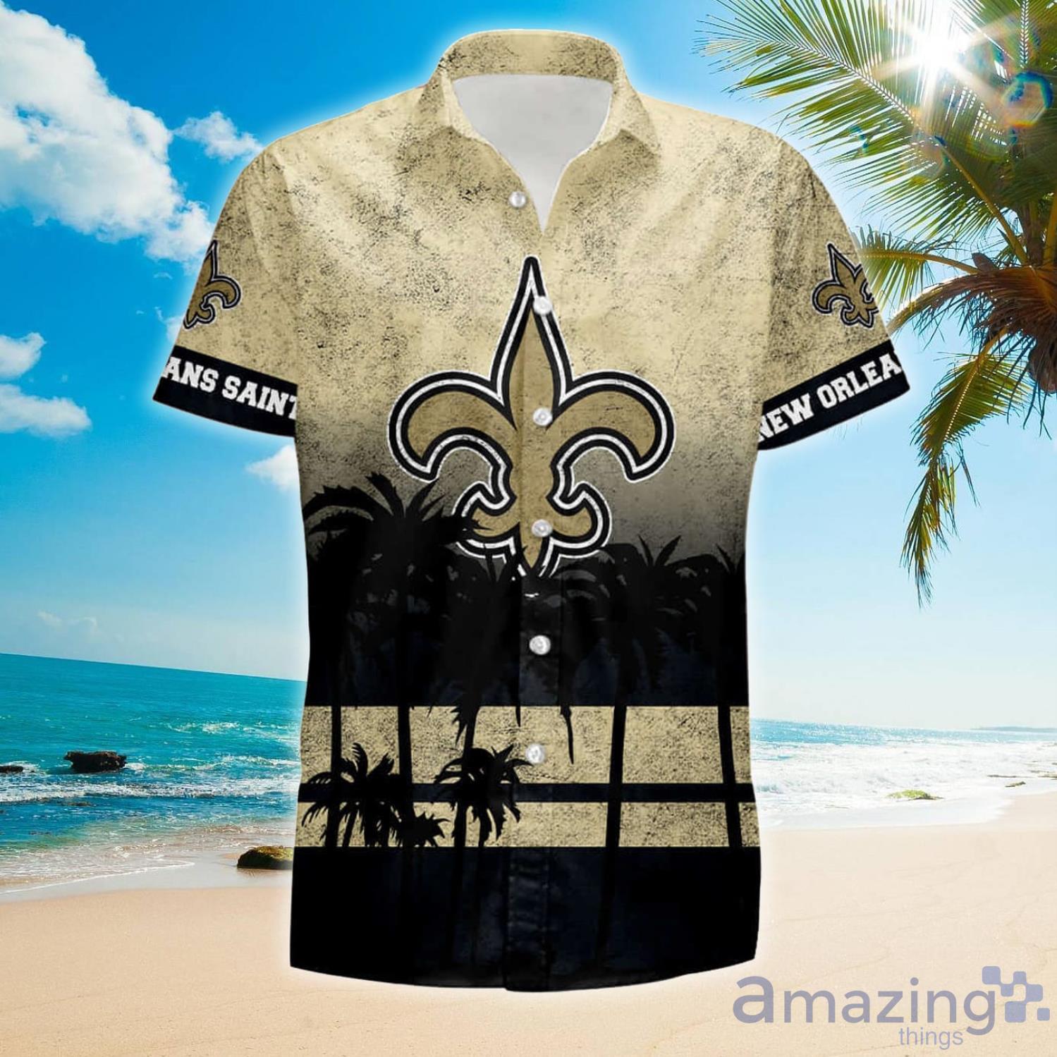 New Orleans Saints NFL Hawaiian shirt Custom Name Summer Gift