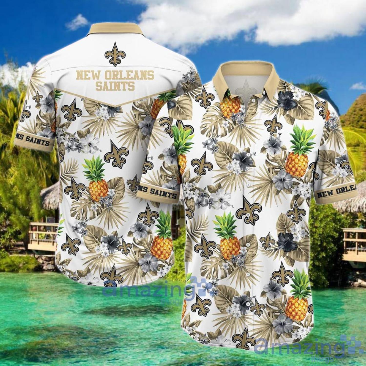 Saints Hawaiian Shirt New Orleans Saints Nfl Tropicasl Cool Custom