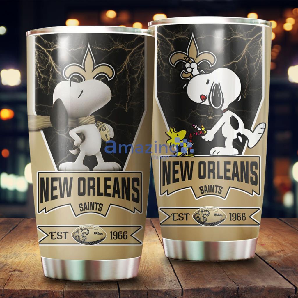 New Orleans Saints NFL Snoopy Tumbler - New Orleans Saints NFL Snoopy Tumbler