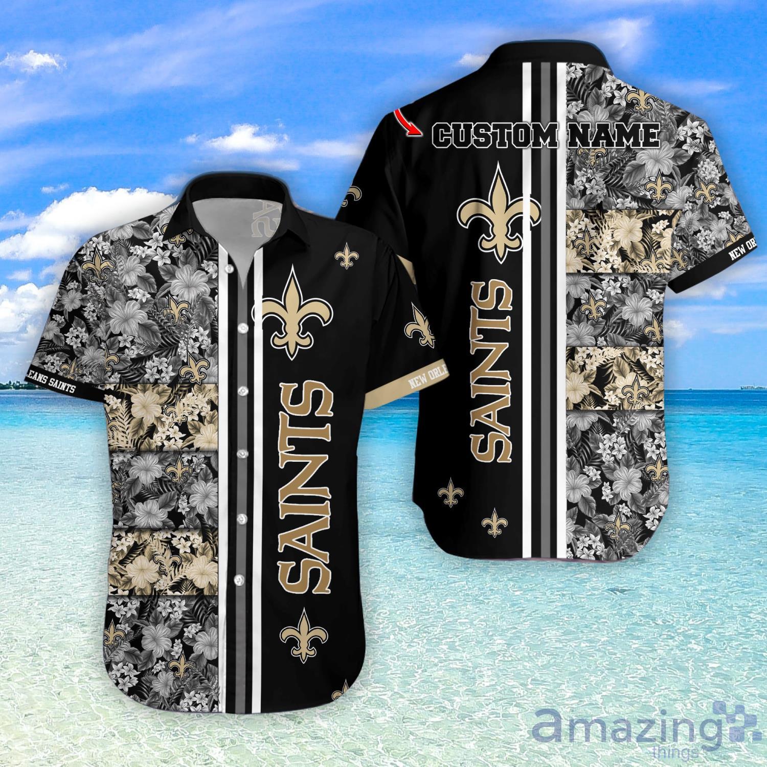 New Orleans Saints Aloha Tropical Hawaiian Shirt - Lelemoon