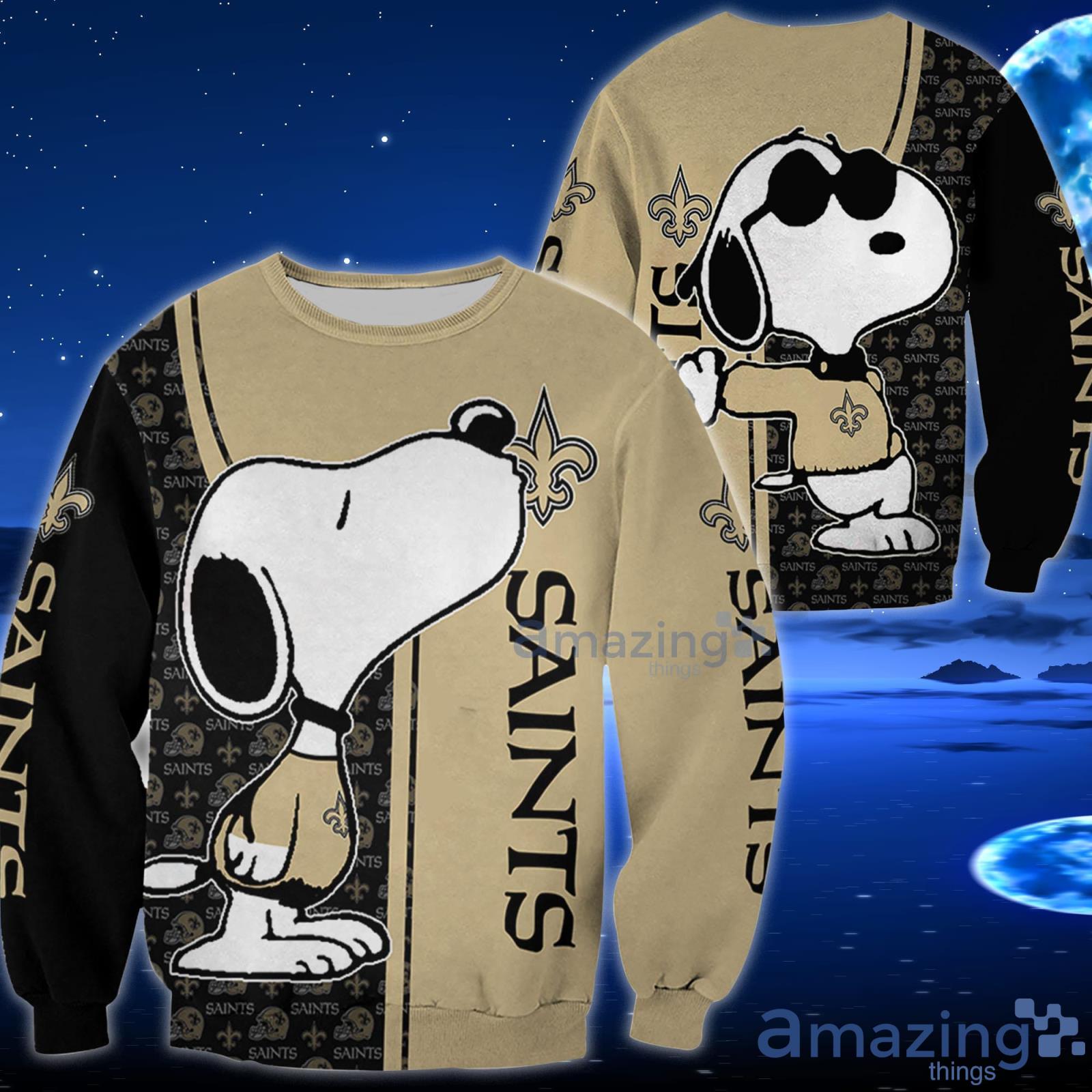 Snoopy New Orleans Saints Christmas shirt, hoodie, sweater, long sleeve and  tank top