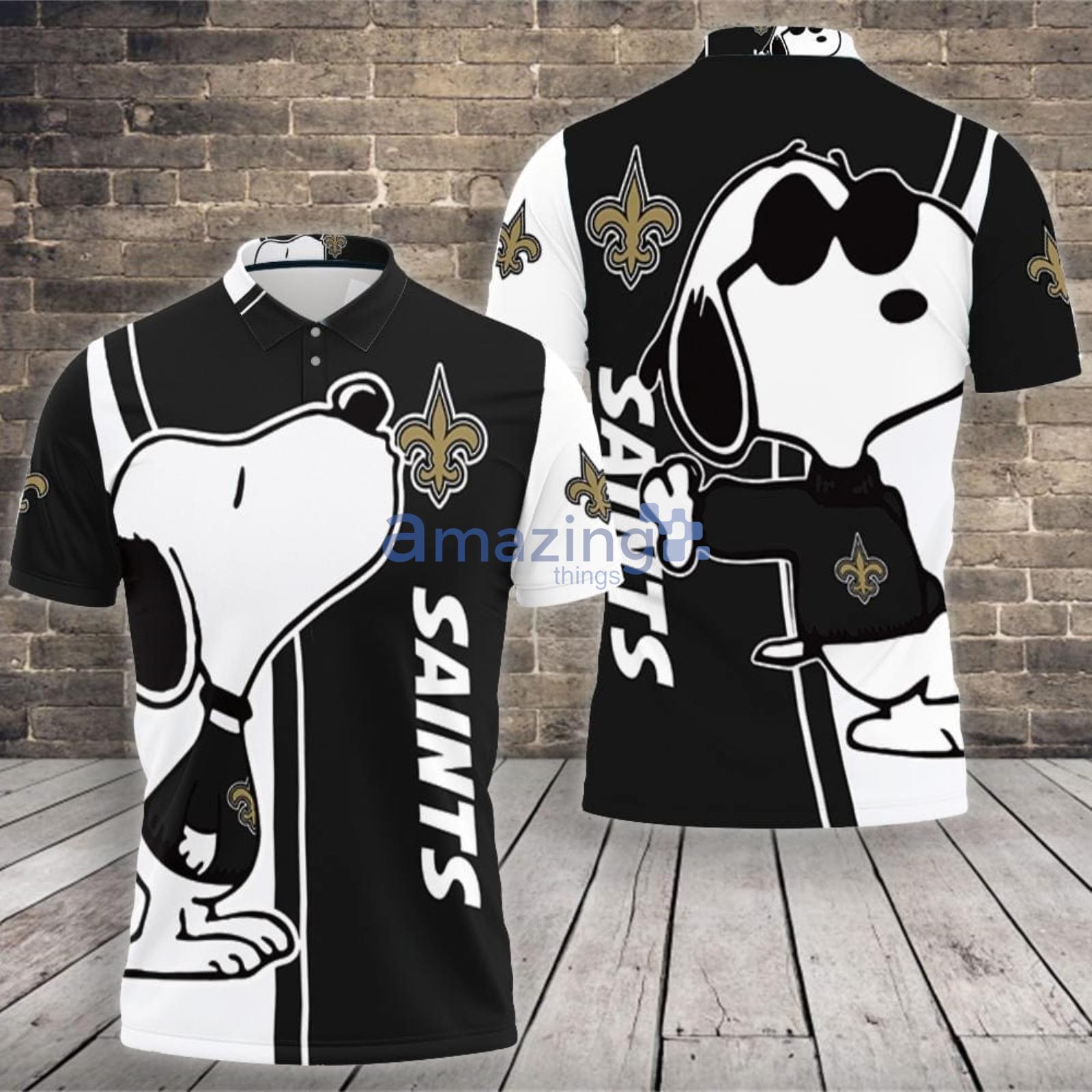 New Orleans Saints Snoopy Lover Polo Shirt For Sport Fans