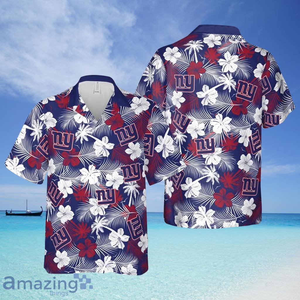 New York Giants Hawaiian Aloha Shirt by NFL Team Apparel 