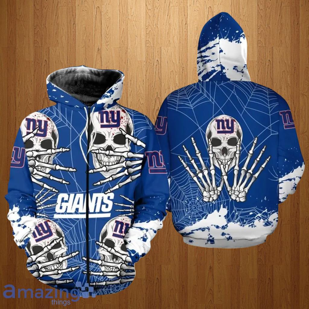 NFL Jacket Men 3D New York Giants Bomber Jacket For Sale Plus Size