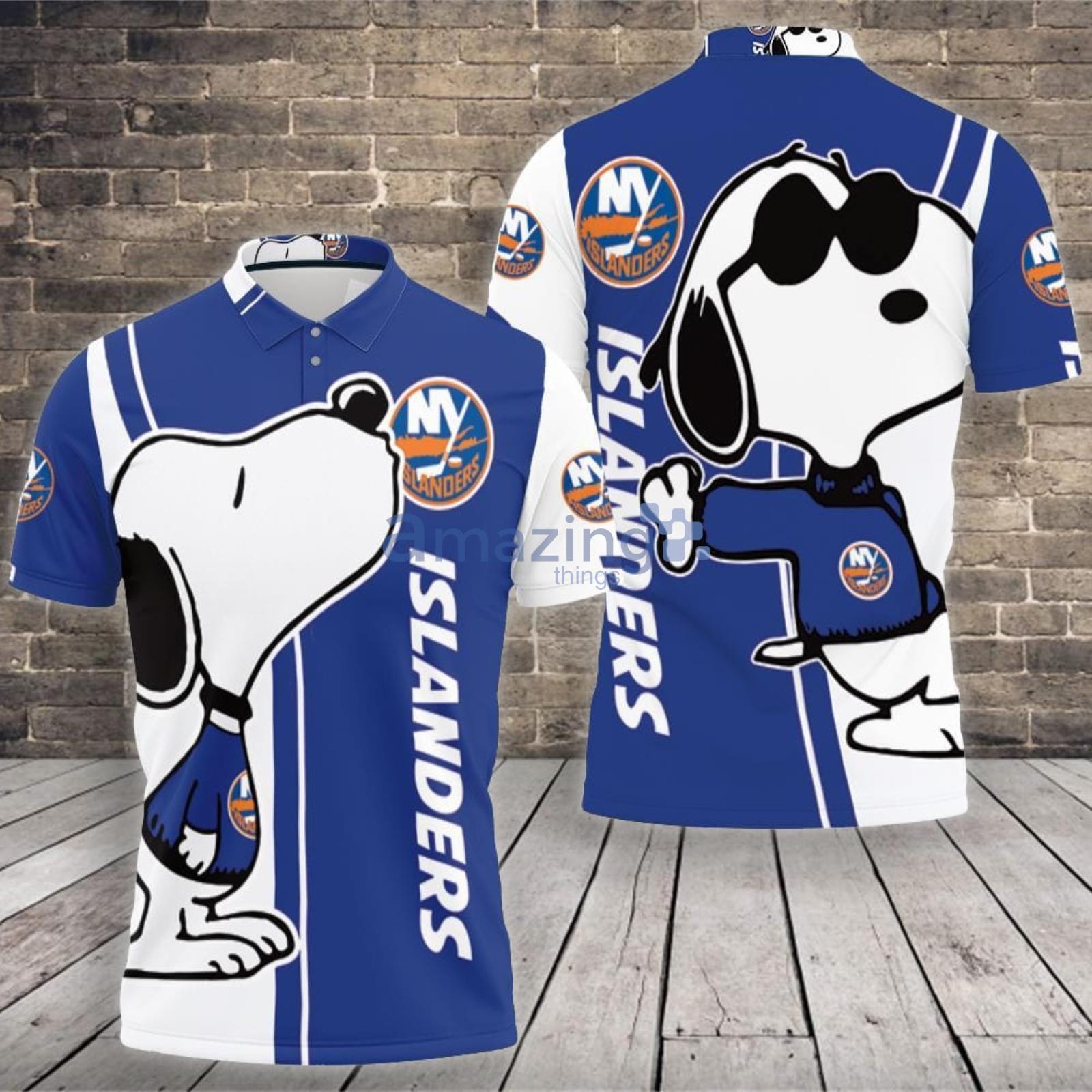 New York Islanders Snoopy Lover Polo Shirt For Sport Fans Product Photo 1