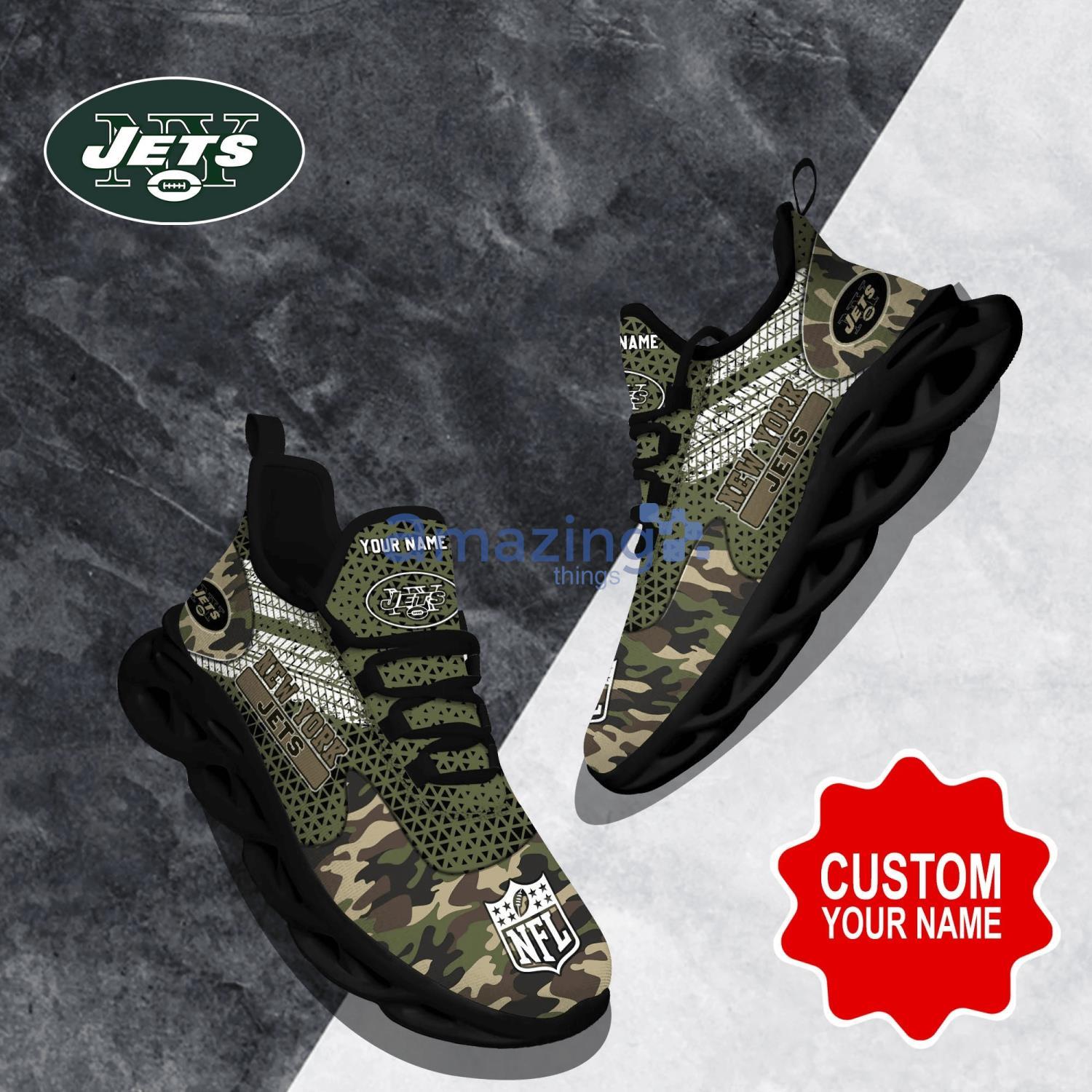 New York Jets Symbolic Custom Name Chunky Sneaker AOP Gift Fans Max Soul  Shoes - YesItCustom