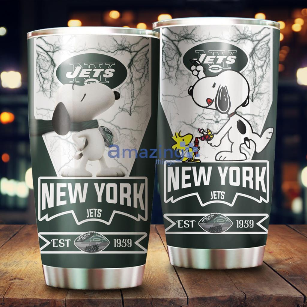 New York Jets NFL Snoopy Tumbler - New York Jets NFL Snoopy Tumbler