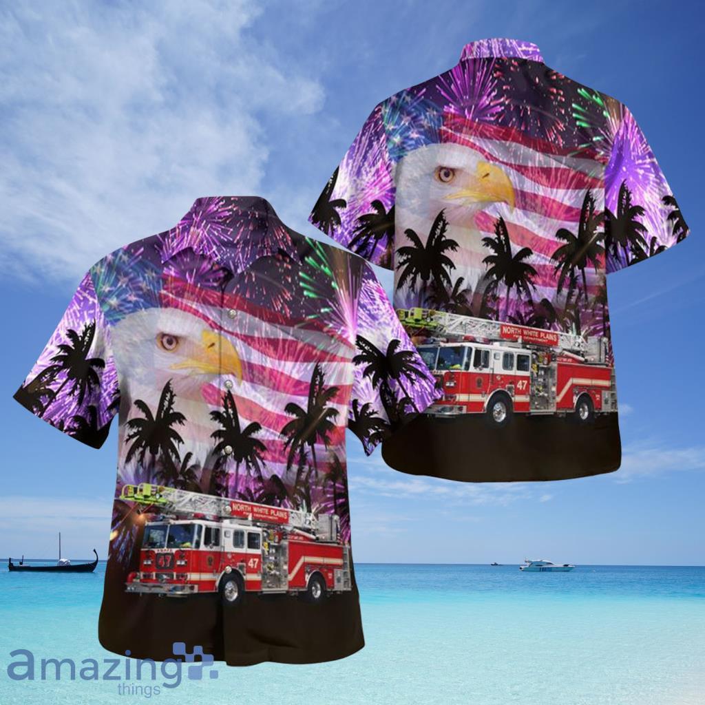 New York North White Plains Fire Company 4th Of July Hawaiian Shirt For Men And Women - New York North White Plains Fire Company 4th Of July Hawaiian Shirt For Men And Women