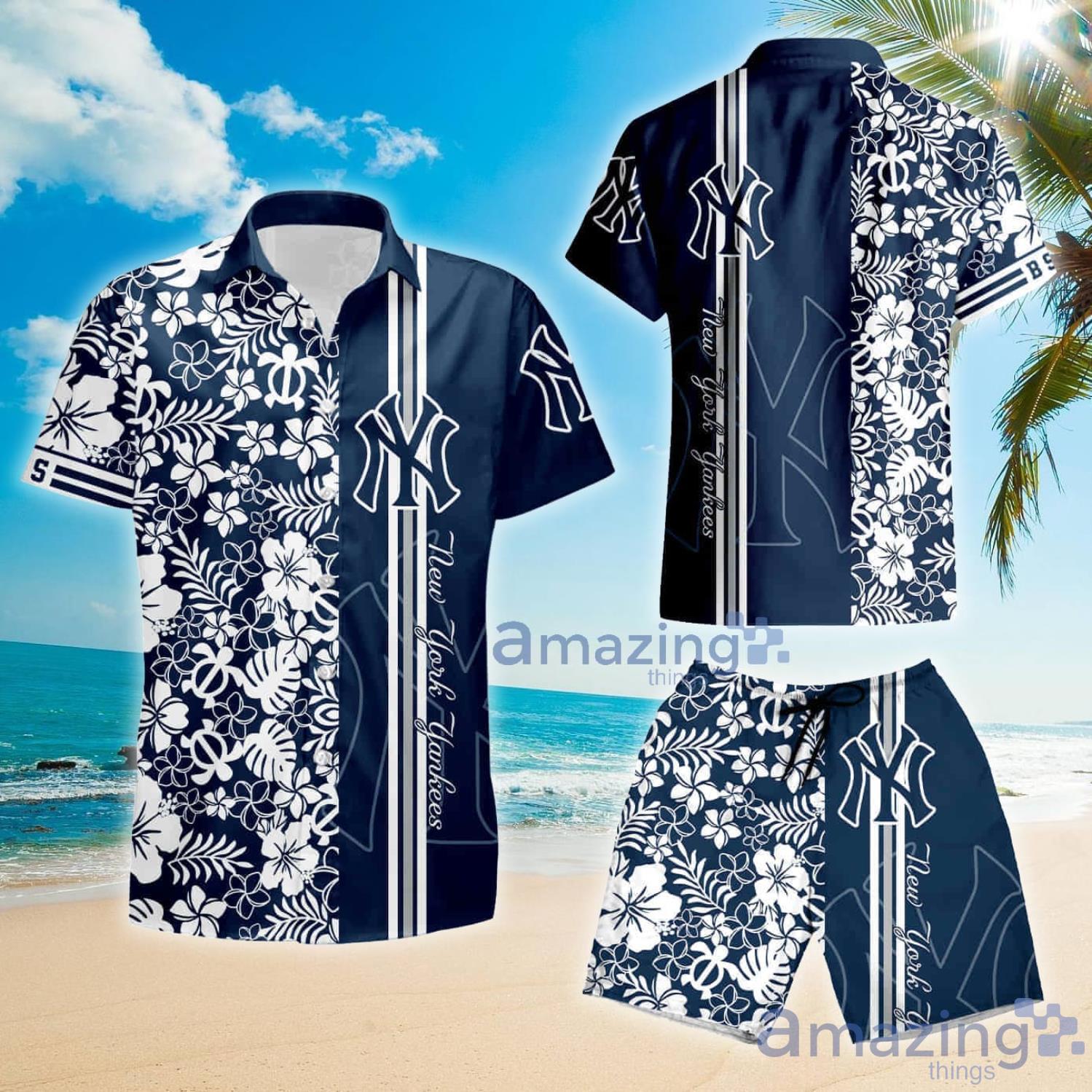 New York Yankees MLB Summer Hawaiian Shirt, Yankees Hawaiian Shirt