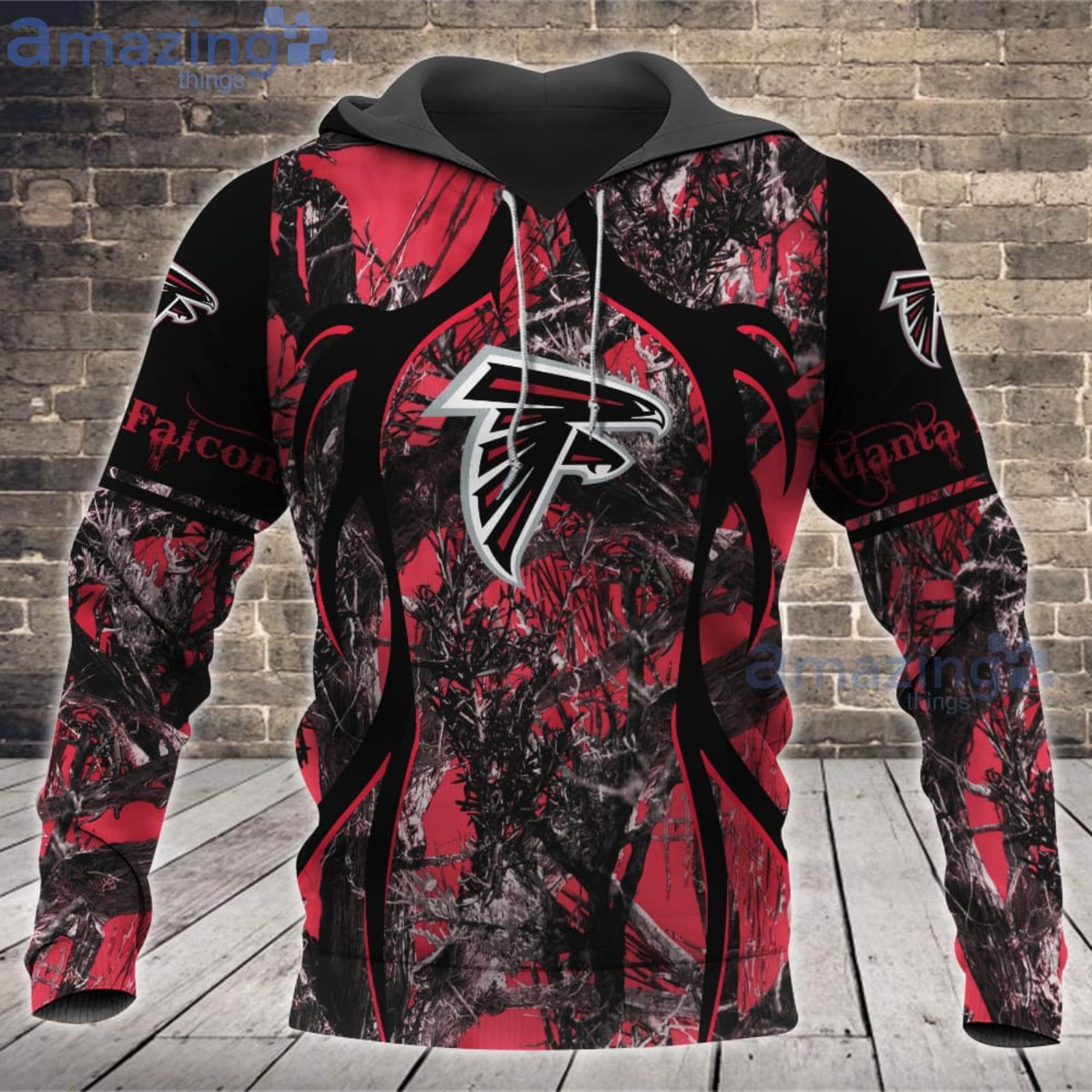 NFL Atlanta Falcons hunting camo Shirt 3D Personalized