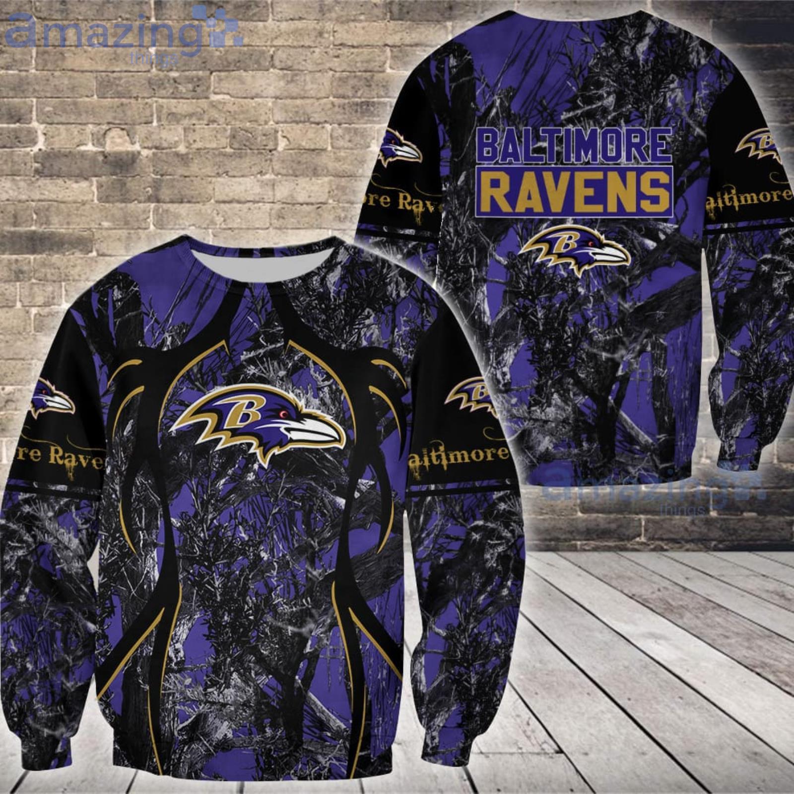 NFL Baltimore Ravens Hunting 3D Hoodie - T-shirts Low Price