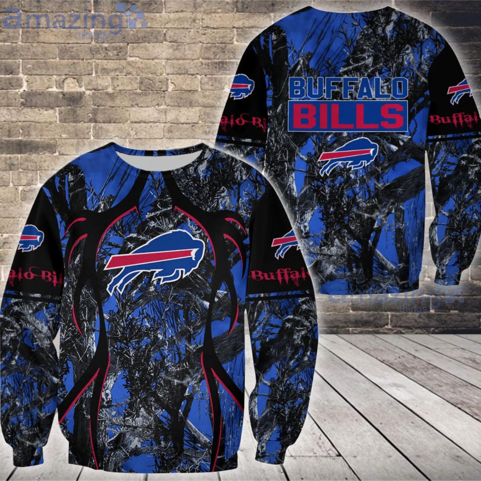 NFL Buffalo Bills Hunting Design Unique 3D T-Shirt All Over Ptint For Fans  - The Clothes You'll Ever Need